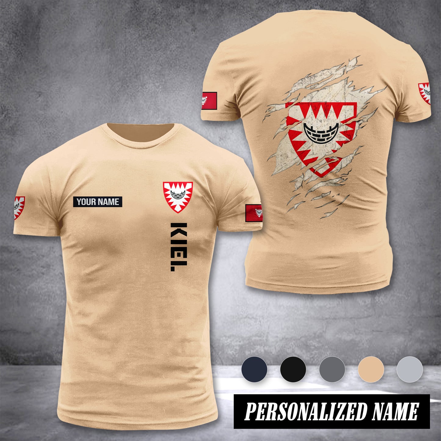 Kiel customize T-shirt back
