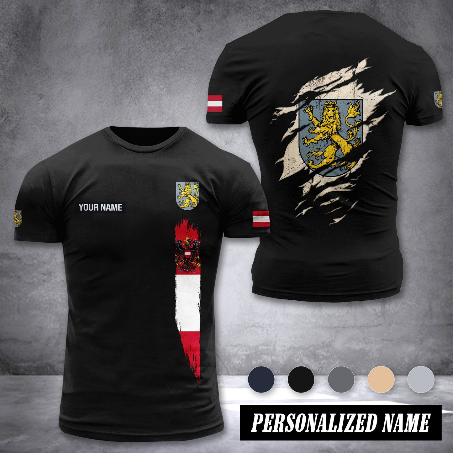 Freiwillige Feuerwehr Retz customize T-shirt back