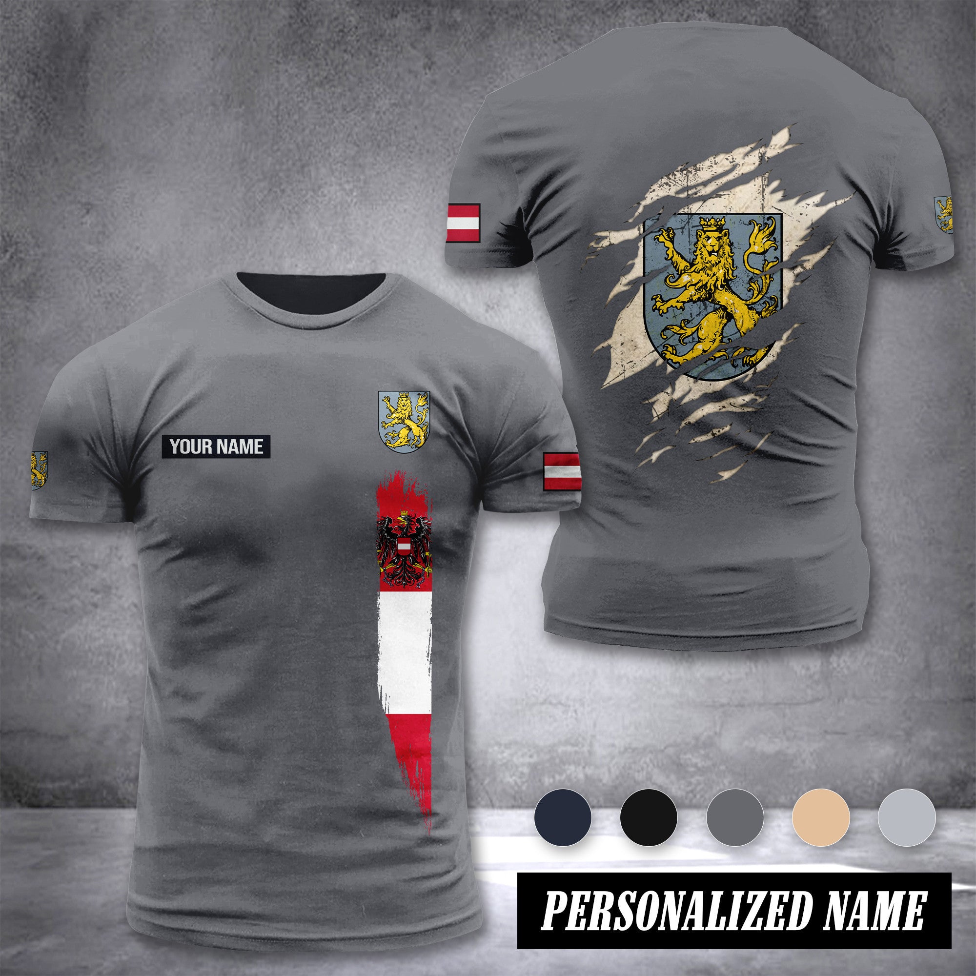 Freiwillige Feuerwehr Retz customize T-shirt back
