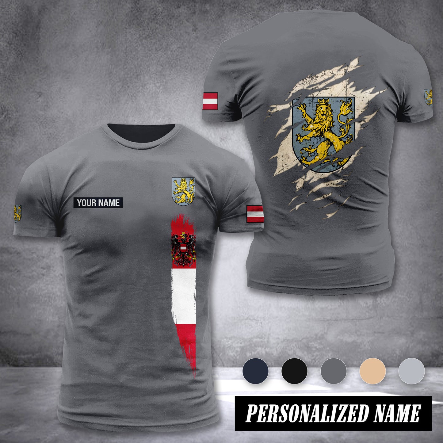 Freiwillige Feuerwehr Retz customize T-shirt back