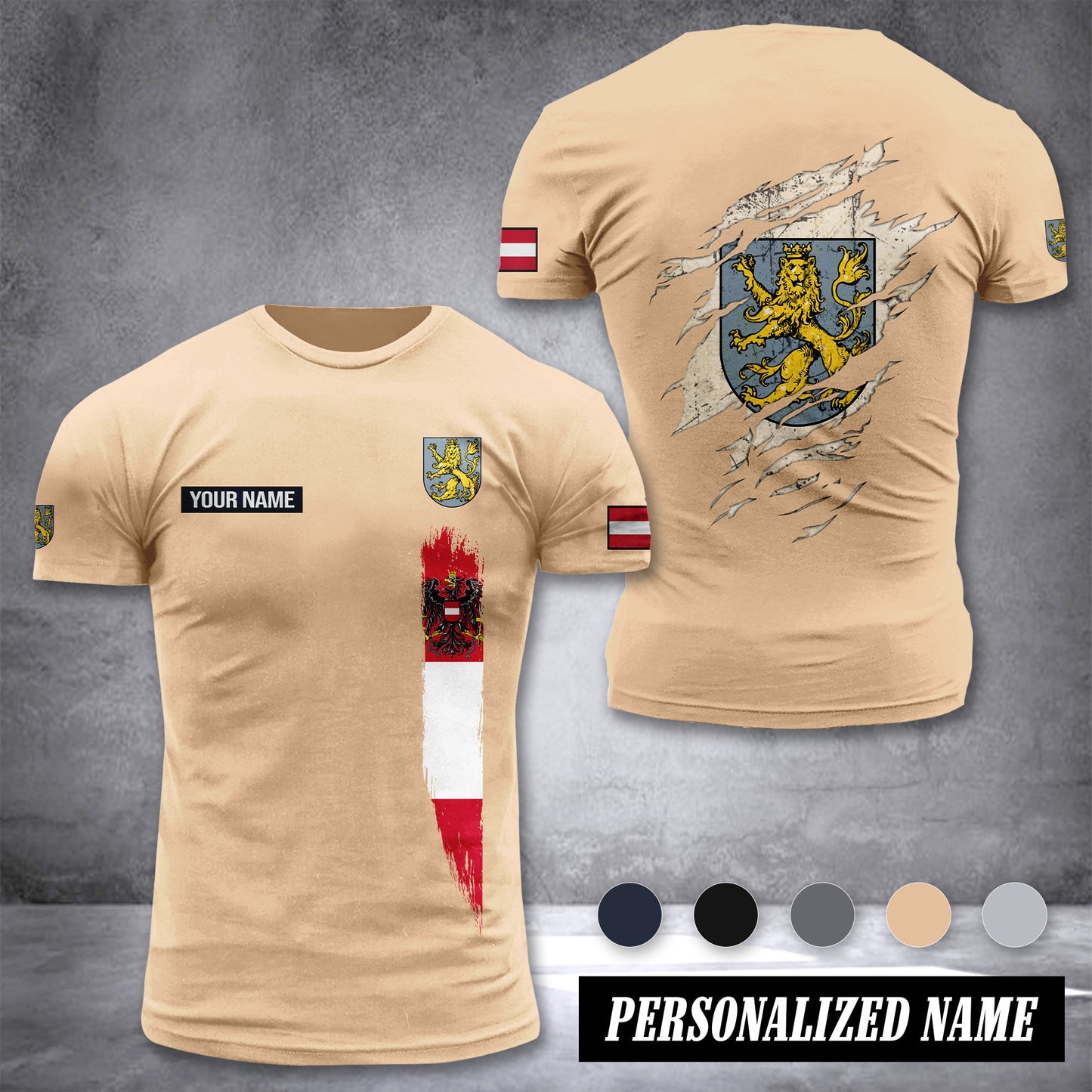 Freiwillige Feuerwehr Retz customize T-shirt back