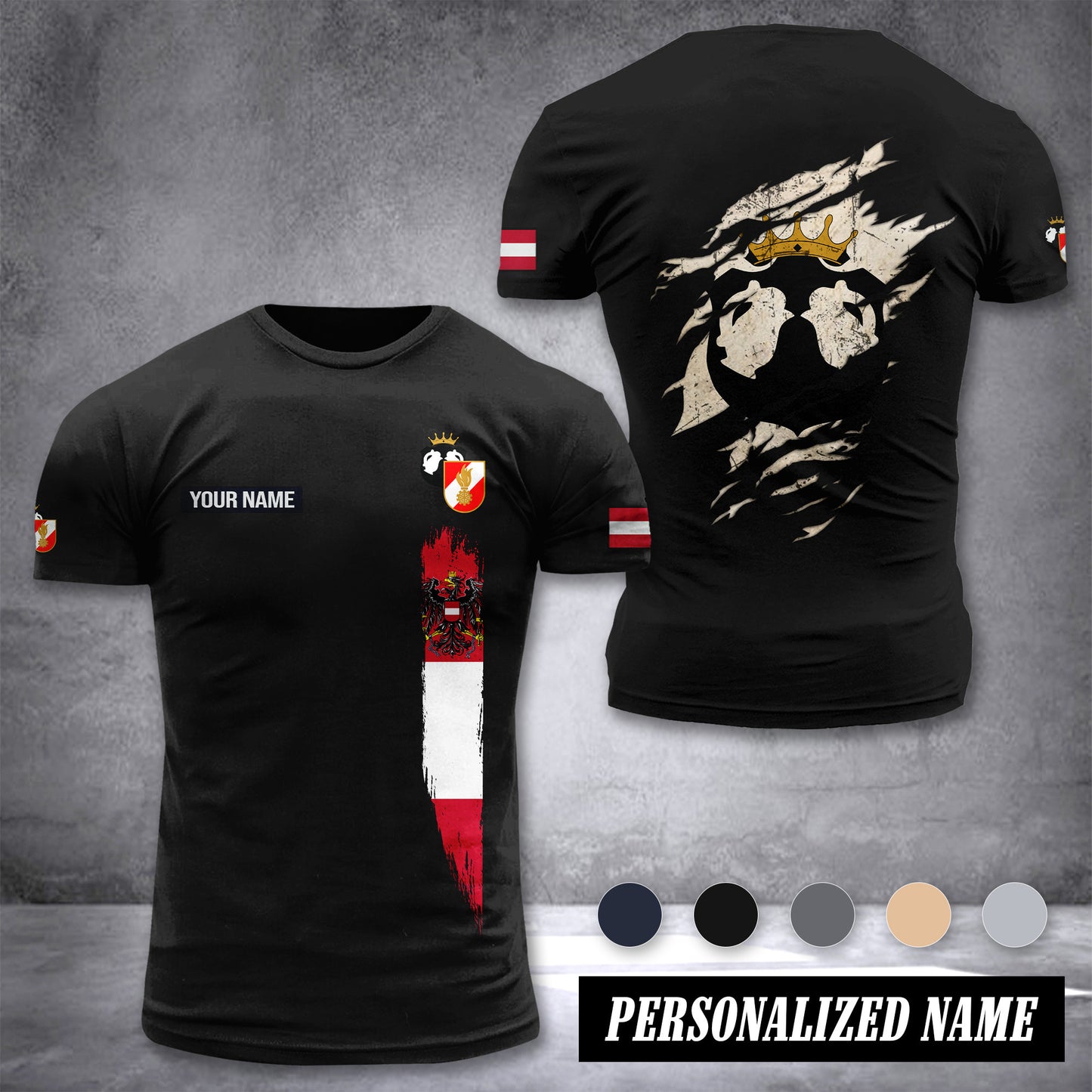 Feuerwehr Pulkau customize T-shirt back