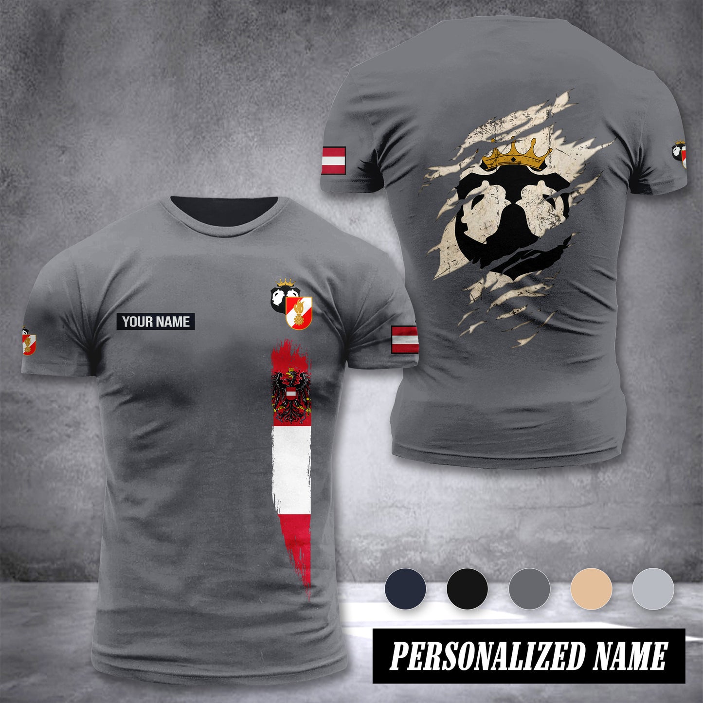 Feuerwehr Pulkau customize T-shirt back