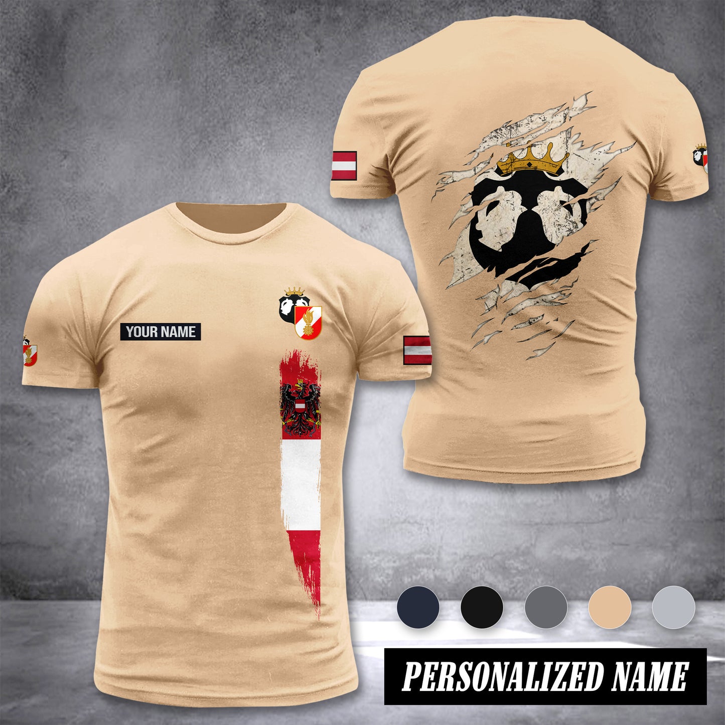 Feuerwehr Pulkau customize T-shirt back