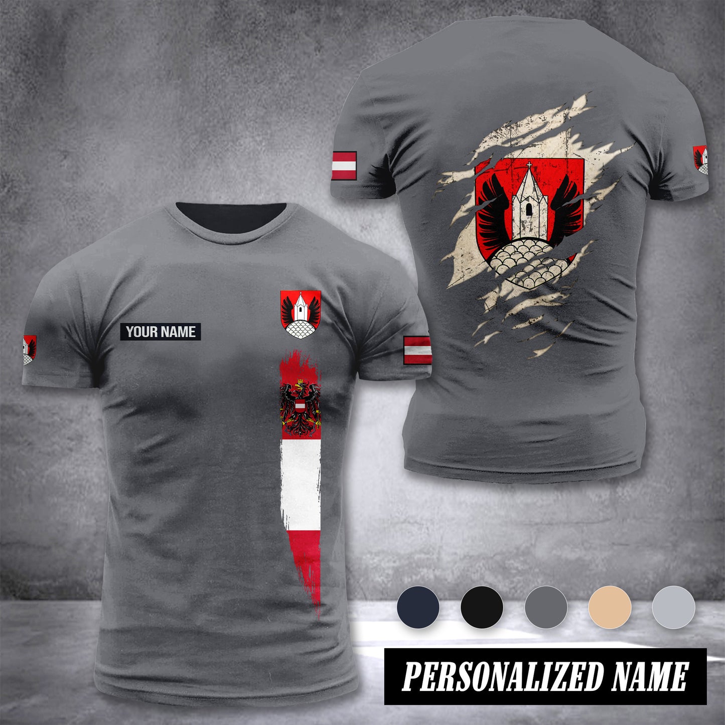 Feuerwehr Zellerndorf customize T-shirt back
