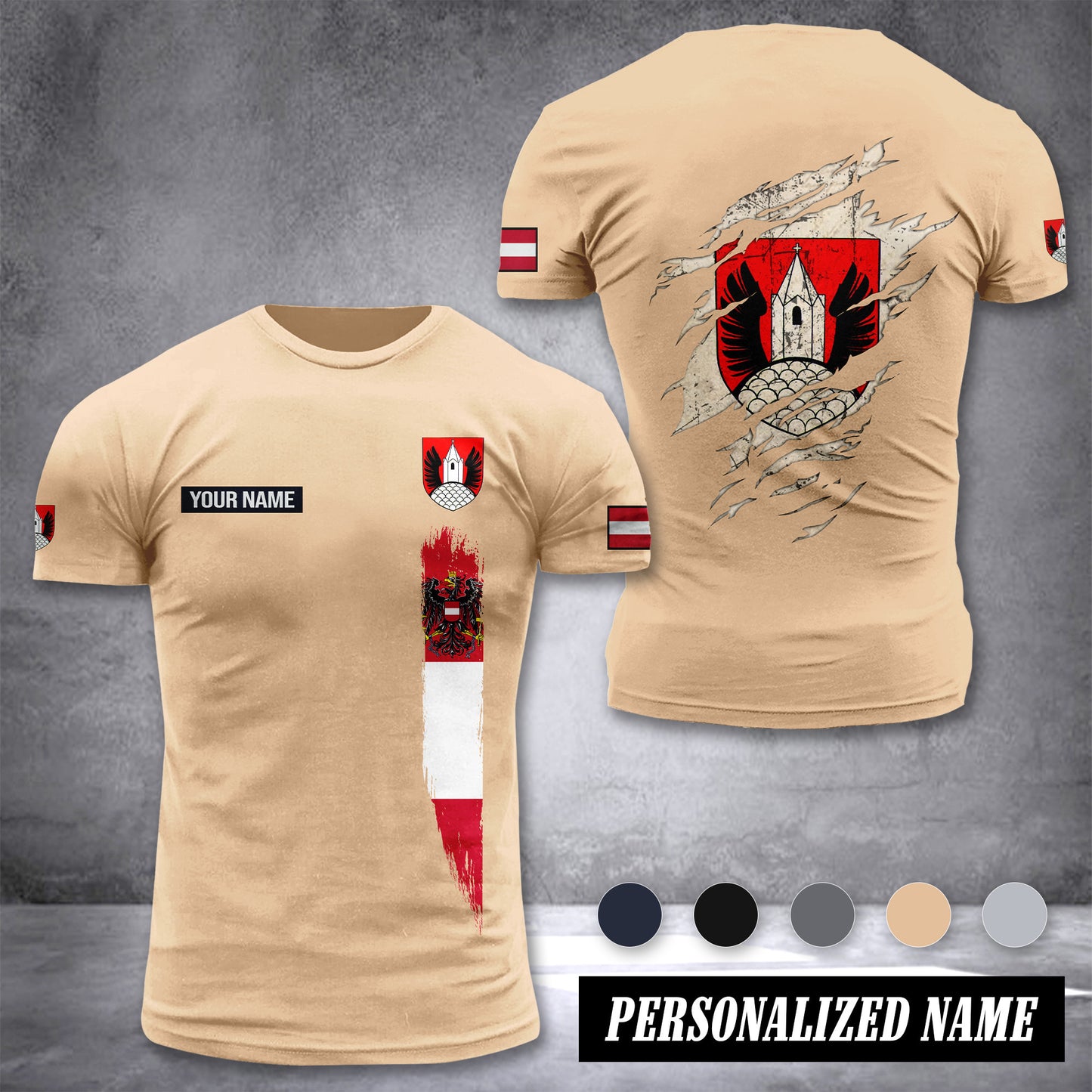 Feuerwehr Zellerndorf customize T-shirt back