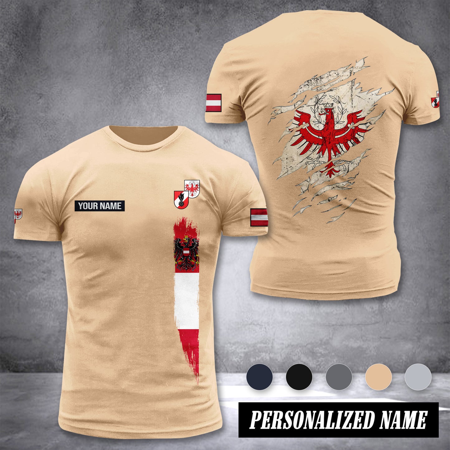 Feuerwehr Tyrol customize T-shirt back