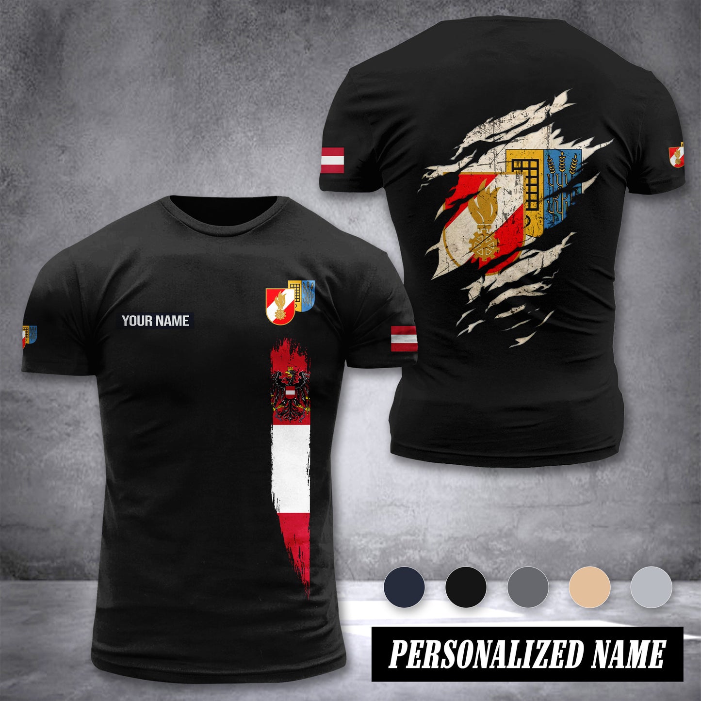 Feuerwehr Stans customize T-shirt back