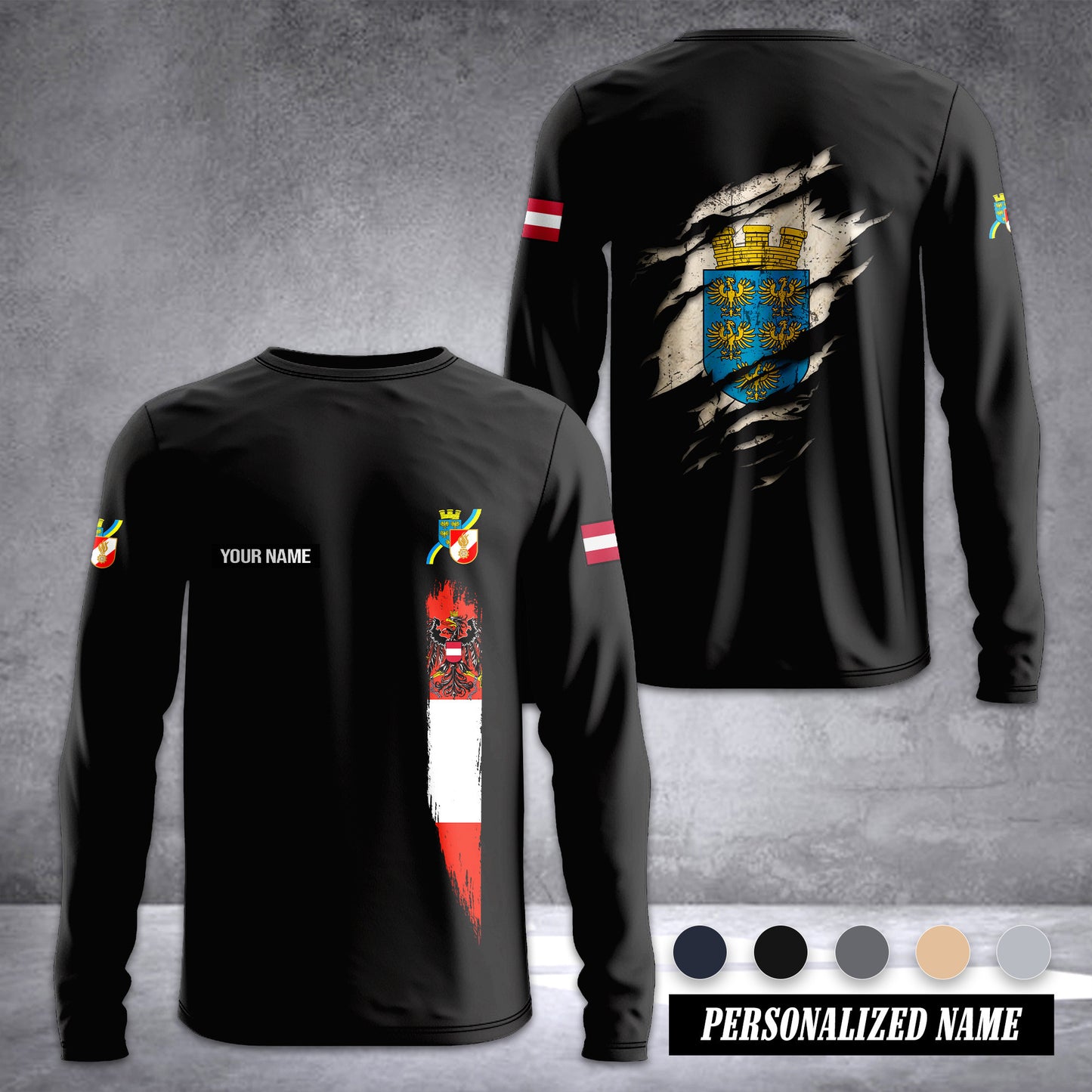 Firefighter Lower Austria Sleeve T-shirt 245