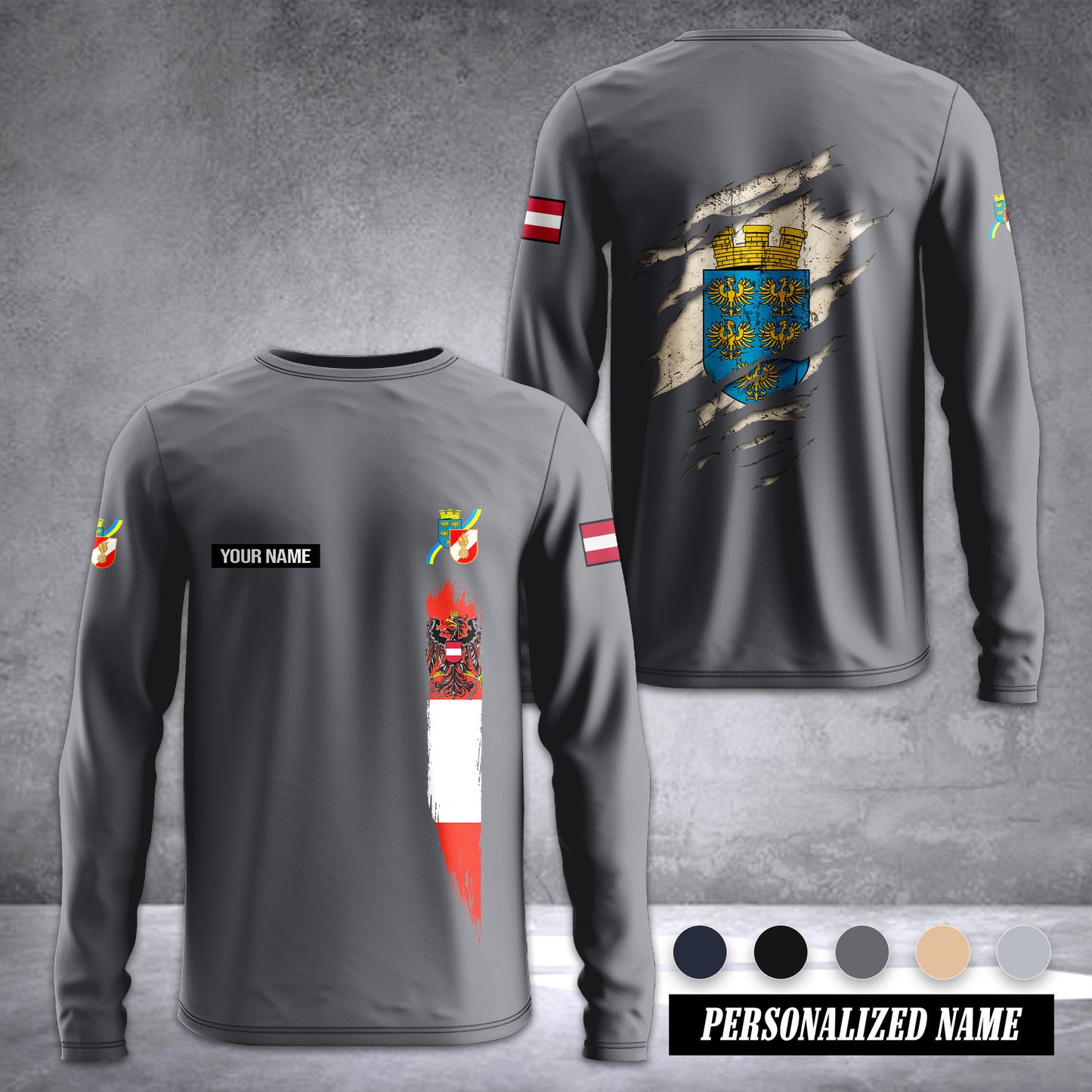 Firefighter Lower Austria Sleeve T-shirt 245