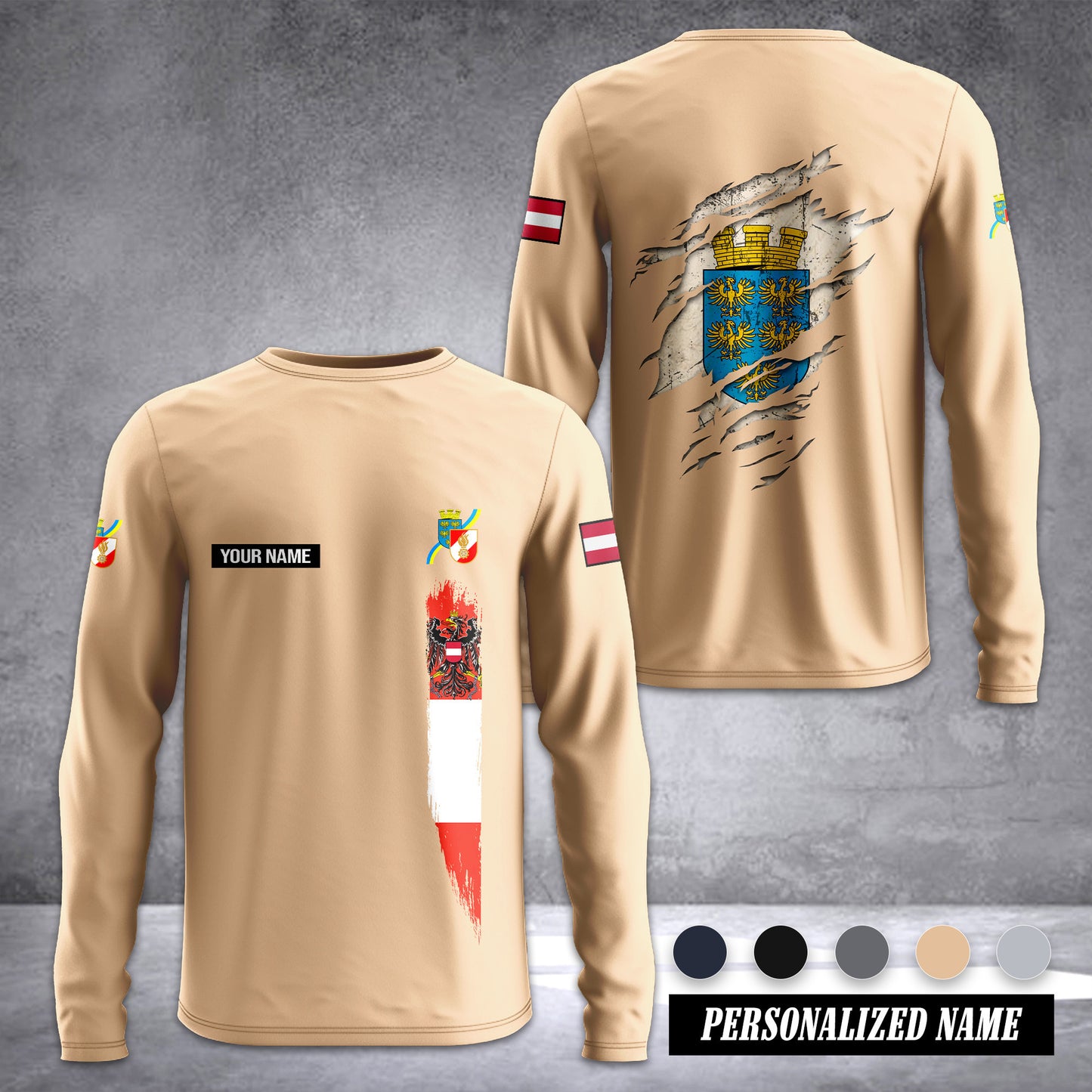 Firefighter Lower Austria Sleeve T-shirt 245