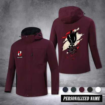 Firefighter Austria customize Zipper jacket back Feuerwehr