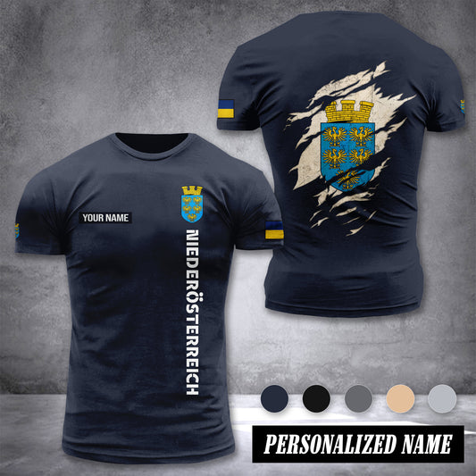 Niederösterreich Lower Austria customize T-shirt back