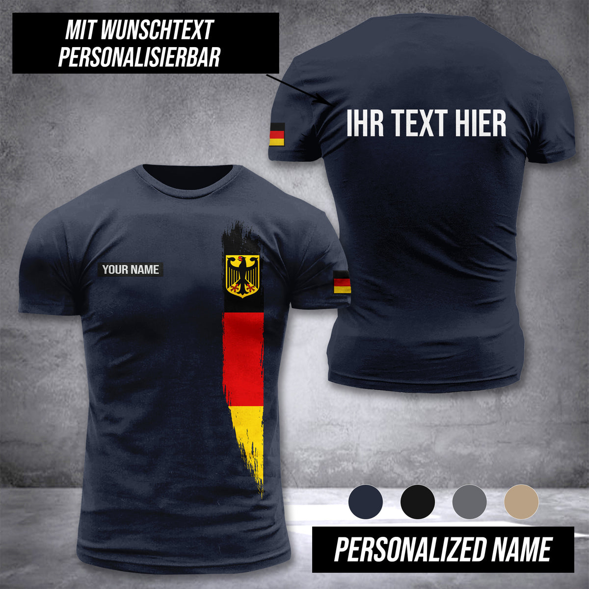 Germany customize t shirt 3d 276