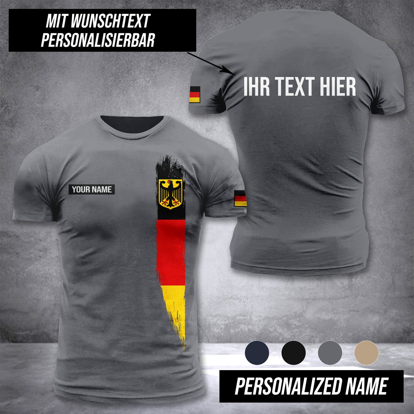 Germany customize t shirt 3d 276