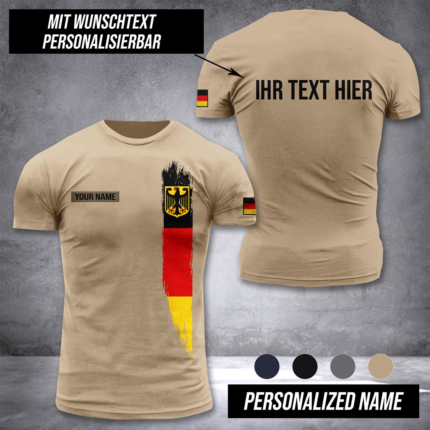 Germany customize t shirt 3d 276