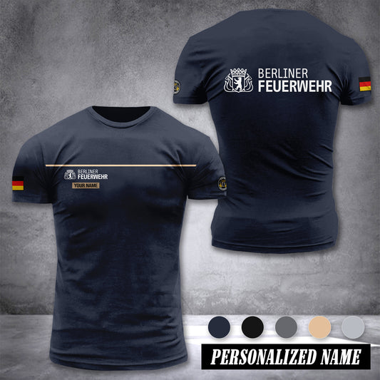 Firefighter Berlin customize T-shirt 3d 39