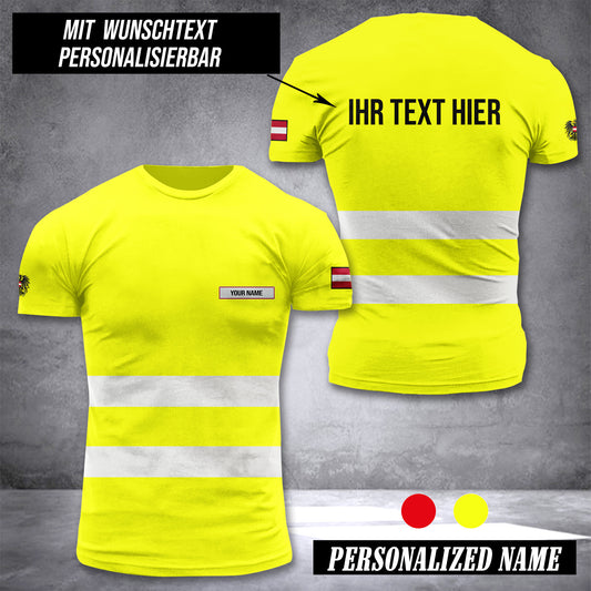 Schutzkleidung Austria customize T-shirt back XC