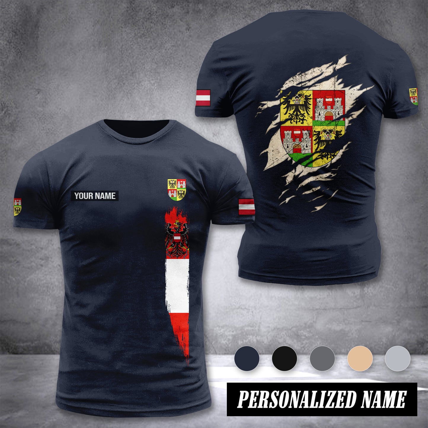 Wiener Neustad Austria customize ranking T-shirt