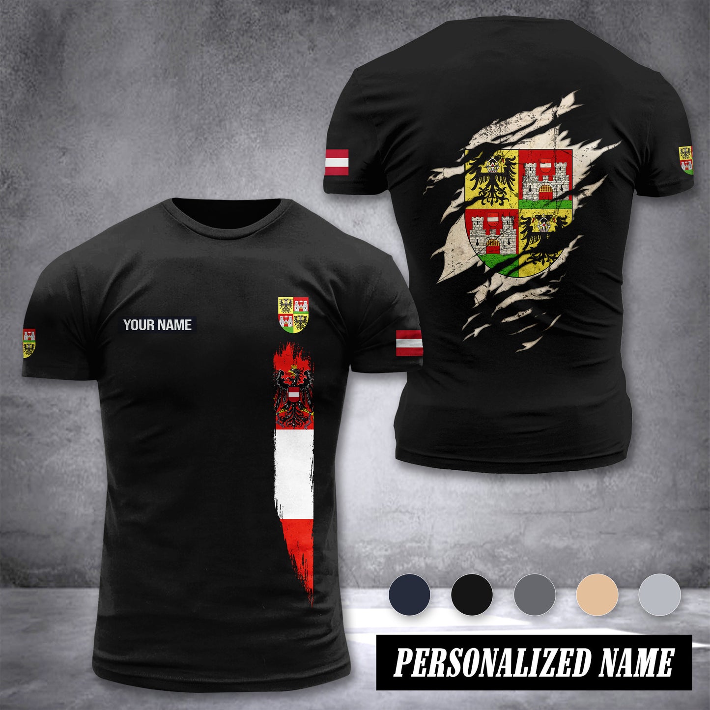 Wiener Neustad Austria customize ranking T-shirt