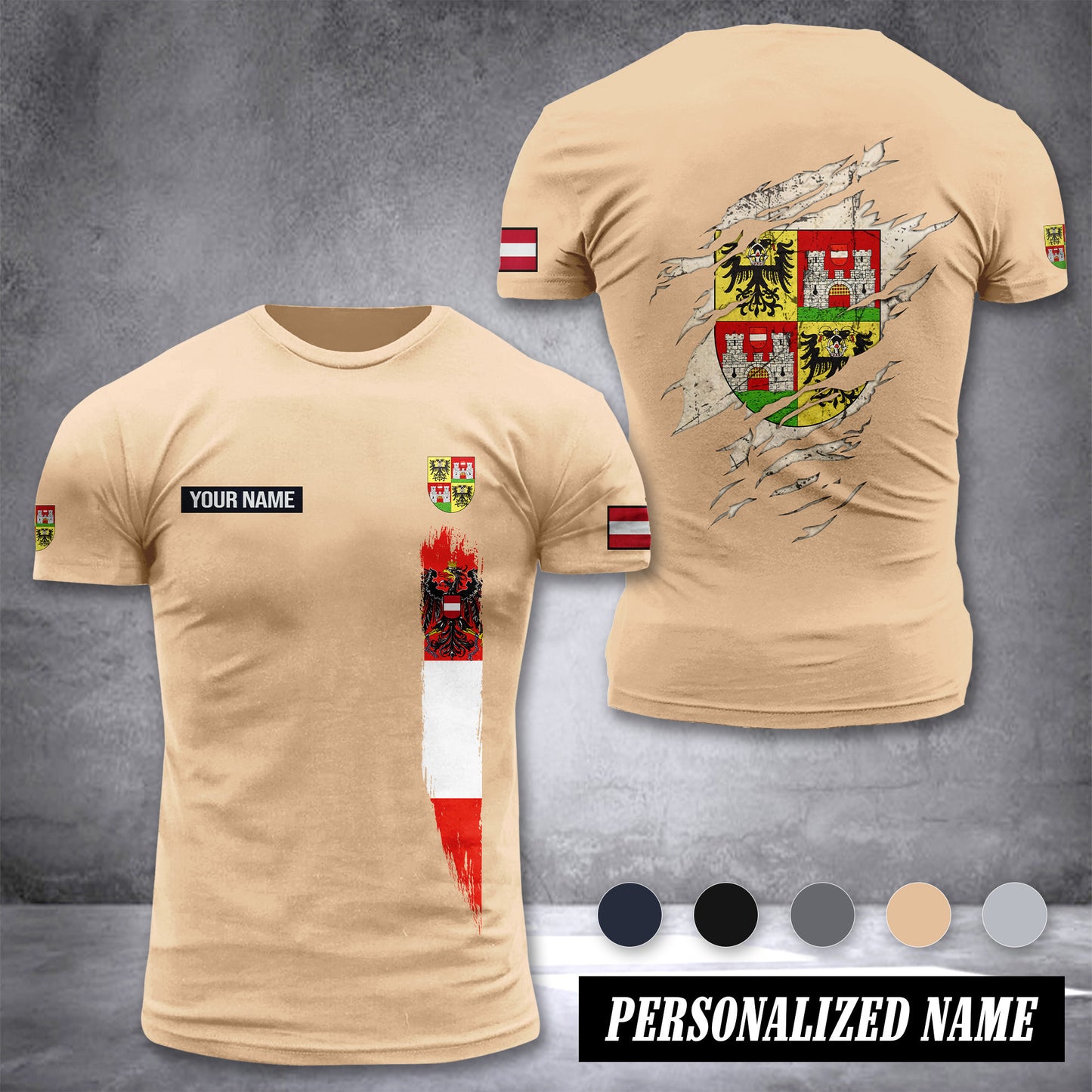 Wiener Neustad Austria customize ranking T-shirt