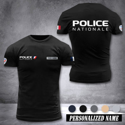 Police Nationale customize ranking T-shirt 26