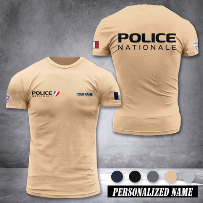 Police Nationale customize ranking T-shirt 26