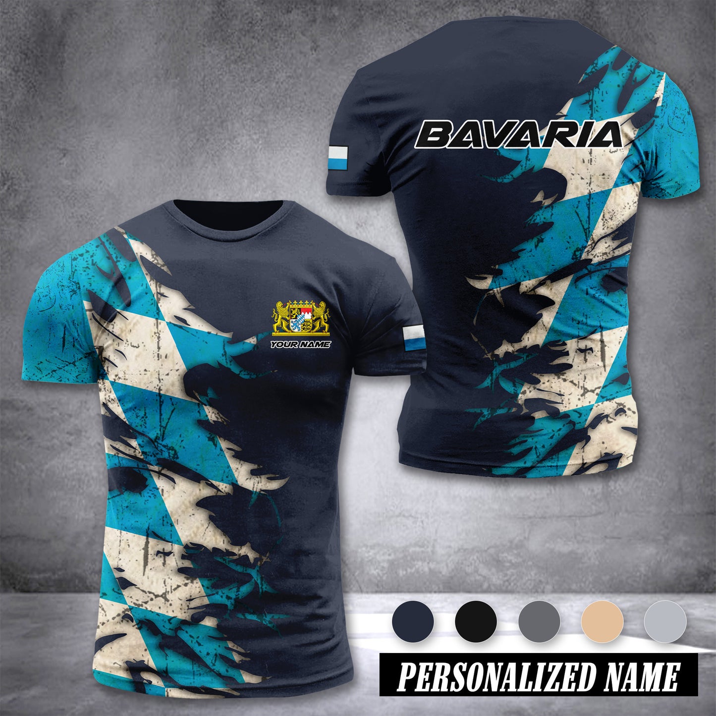 Bavaria customize T-shirt 3d 317