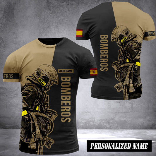 Firefighter Spain customize T-shirt 2452