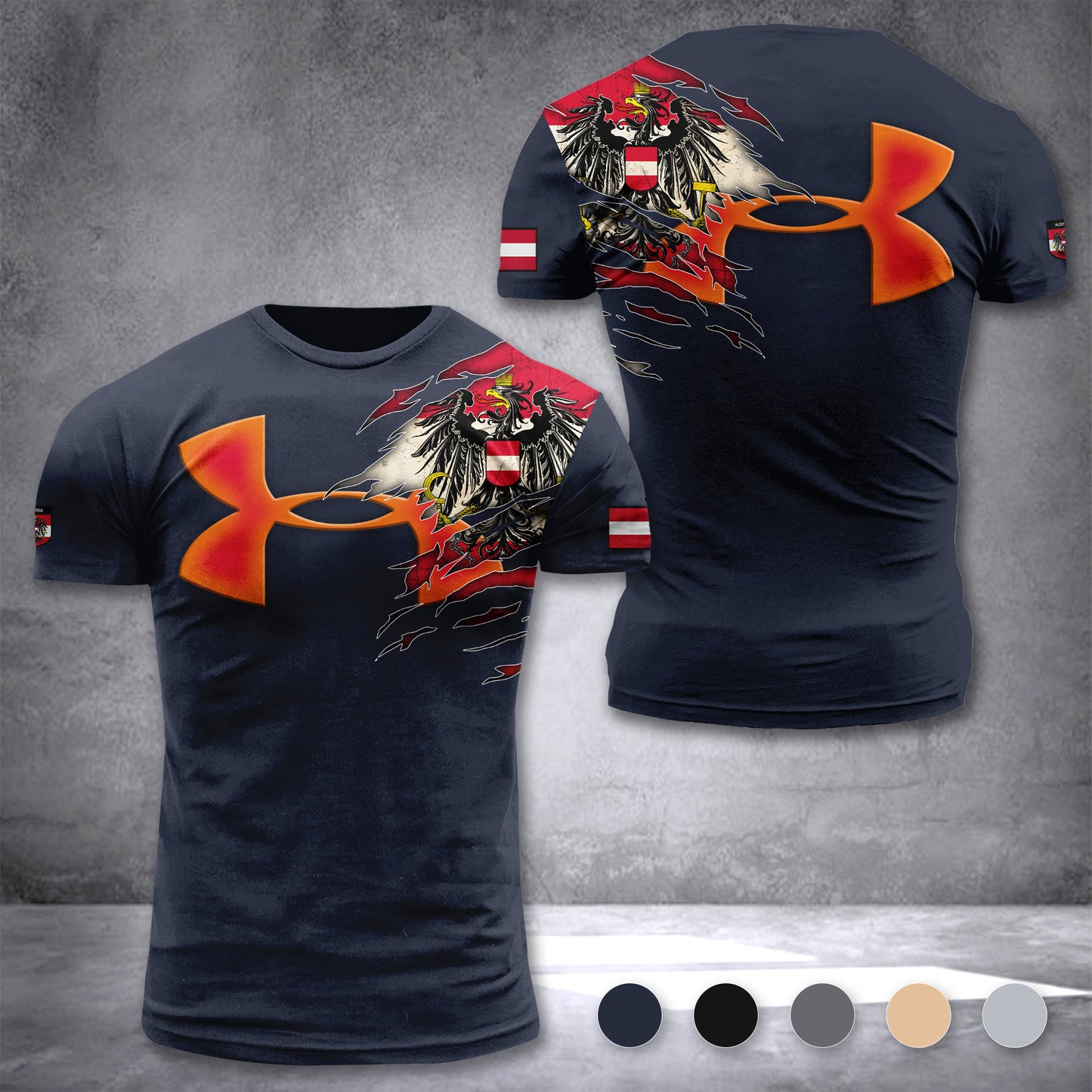 Austria customize T-shirt 2452
