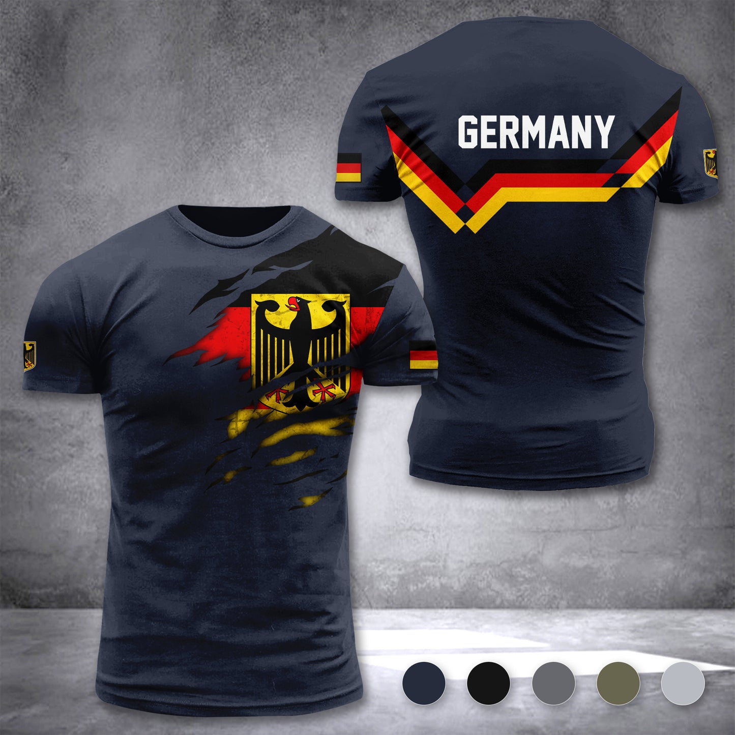 Germany customize T-shirt 3d 148