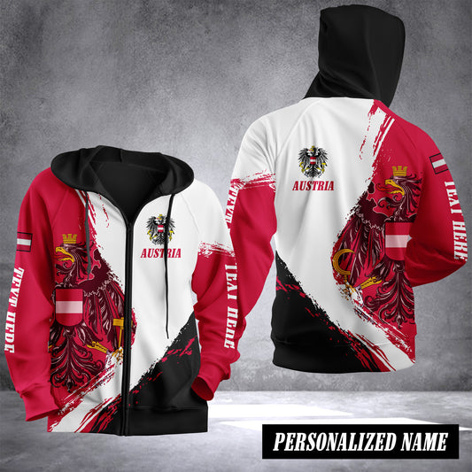 Austria Fleece Zipper Hoodie 1392