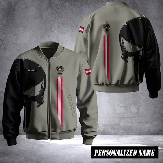 Austria Unisex Baseball Bomber Jackets 3d Print