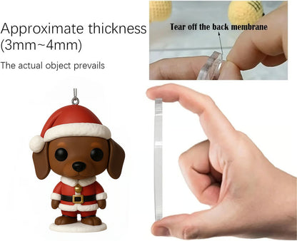 🎄Dachshund Christmas Advent Calendar 2025 🎄 Dackel Adventskalender 2025 – Weihnachtskalender mit Hundemotiv, Perfektes Geschenk für Tierliebhaber