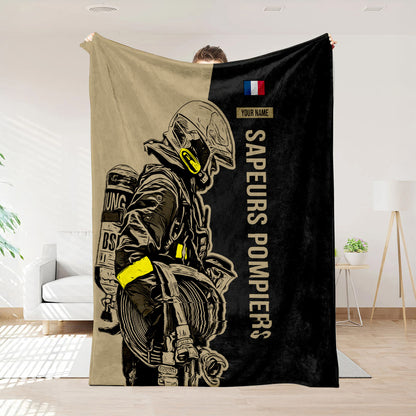 Firefighter France bedding Quilt blankets 3d 1110