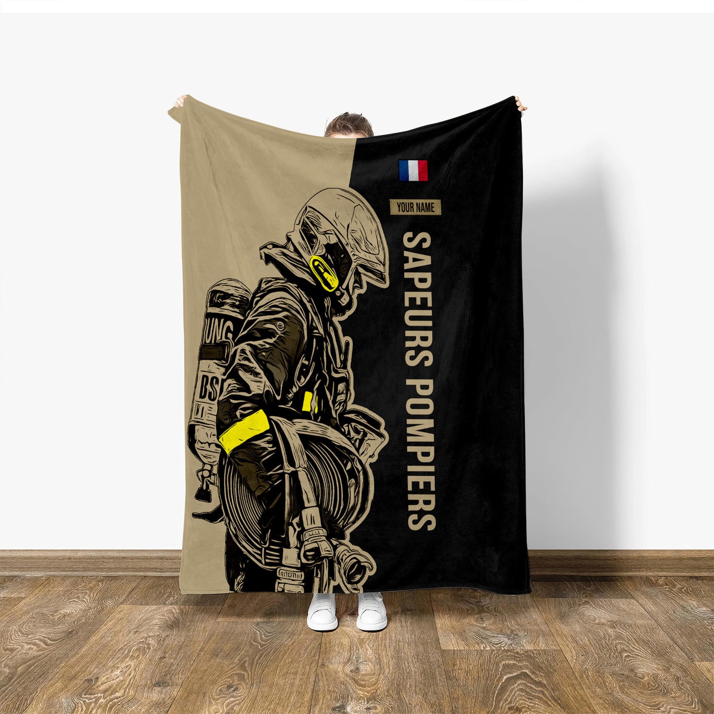 Firefighter France bedding Quilt blankets 3d 1110