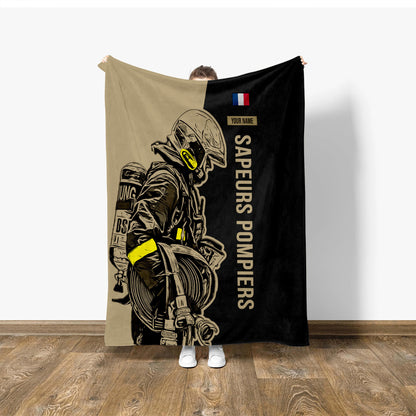 Firefighter France bedding Quilt blankets 3d 1110
