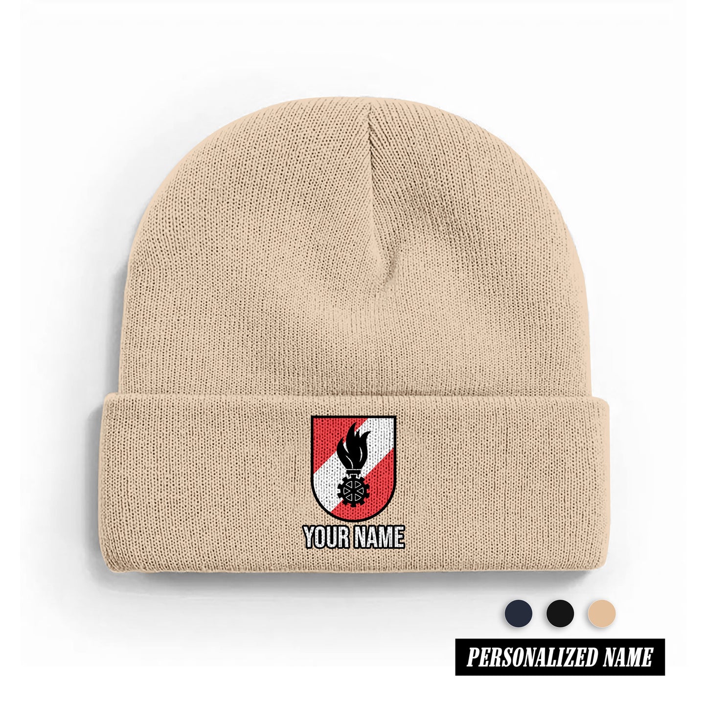 Firefighter Austria Feuerwehr Mütze Acryl Unisex – Atmungsaktiv, Waschbar, Mehrere Farben, Geschenkidee für Männer & Frauen