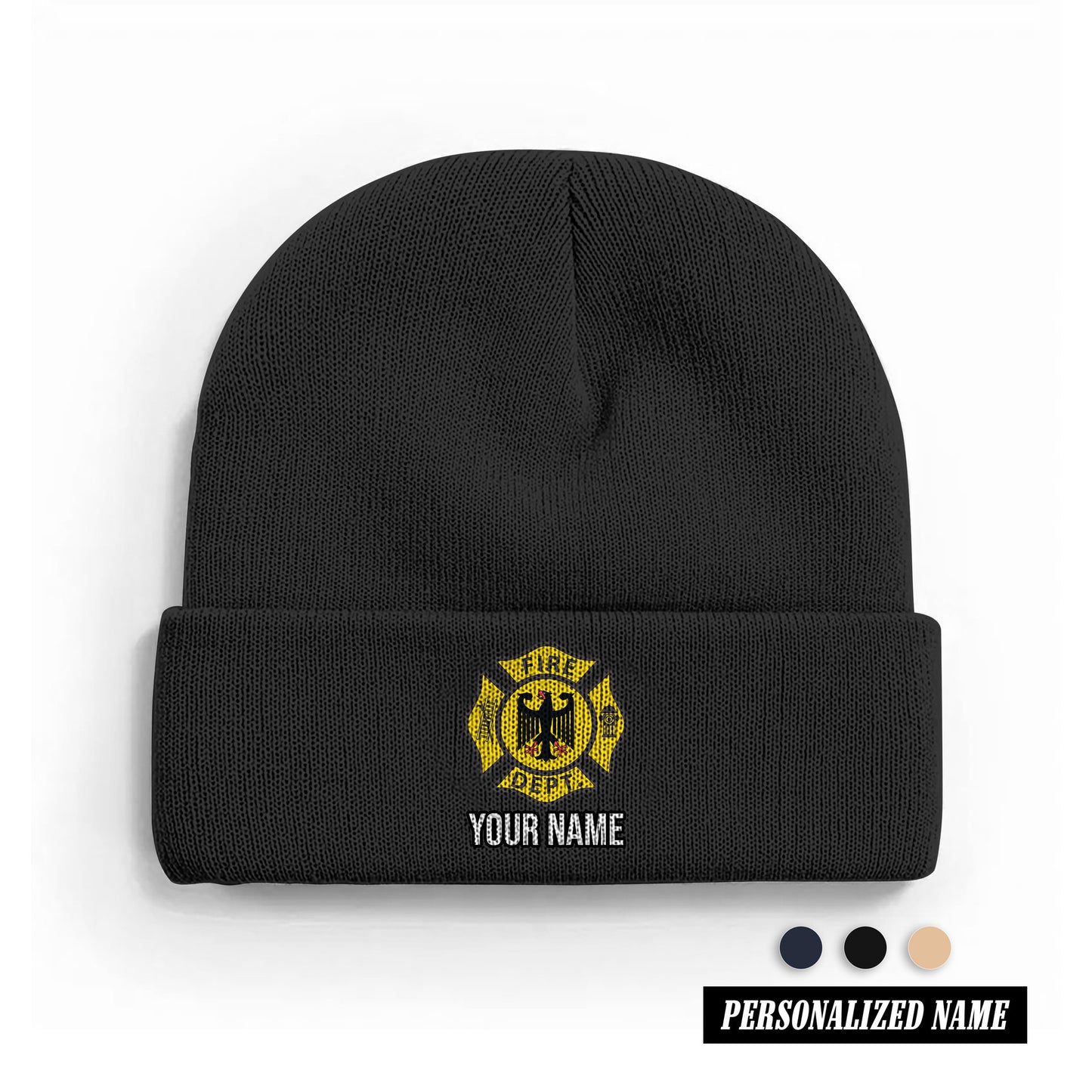 Firefighter Germany Feuerwehr Mütze Acryl Unisex – Atmungsaktiv, Waschbar, Mehrere Farben, Geschenkidee für Männer & Frauen