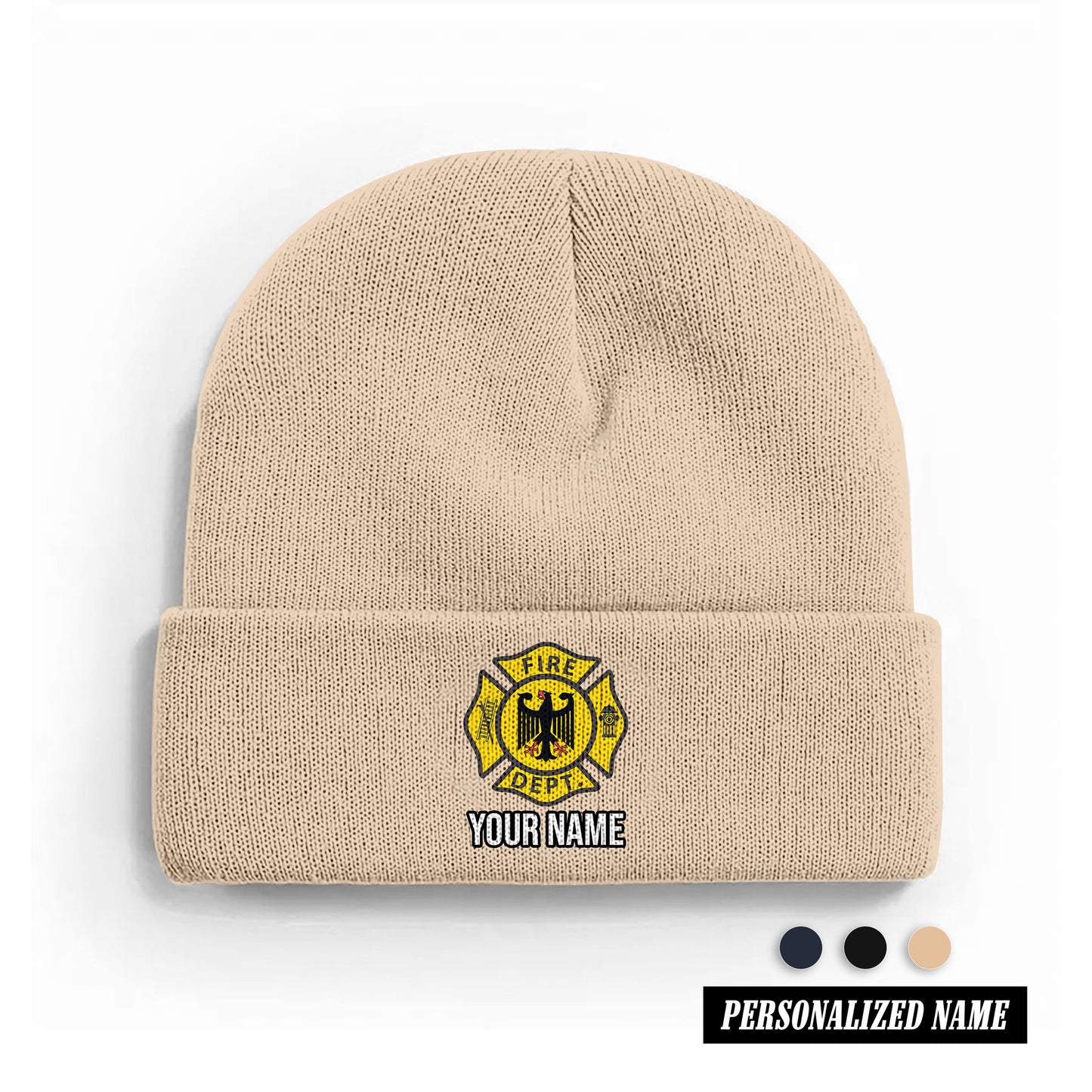 Firefighter Germany Feuerwehr Mütze Acryl Unisex – Atmungsaktiv, Waschbar, Mehrere Farben, Geschenkidee für Männer & Frauen