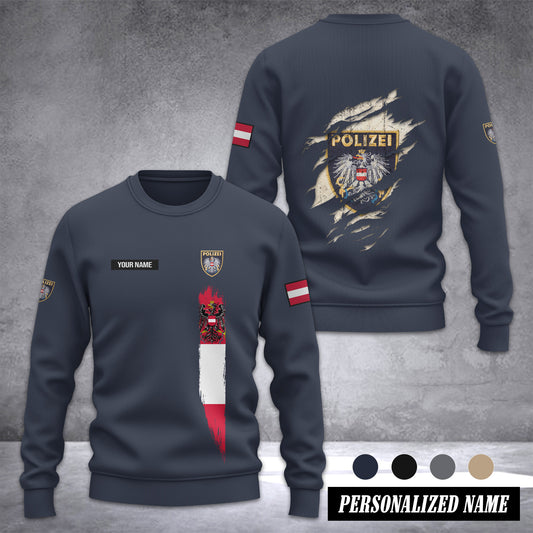 Polizei Austria Ugly Sweater Customize 3d printed 2