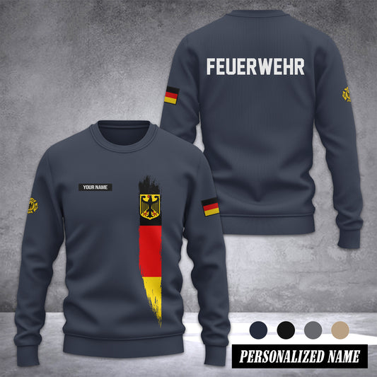 Firefighter Germany Ugly Sweater Customize 3d printed 2