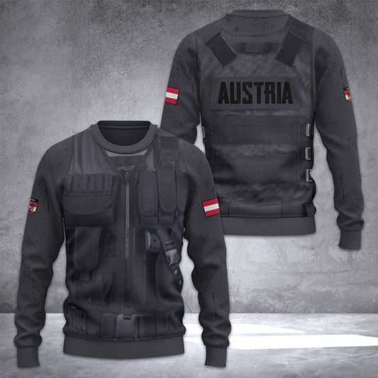 Austria tatical Ugly Sweater Customize 3d printed