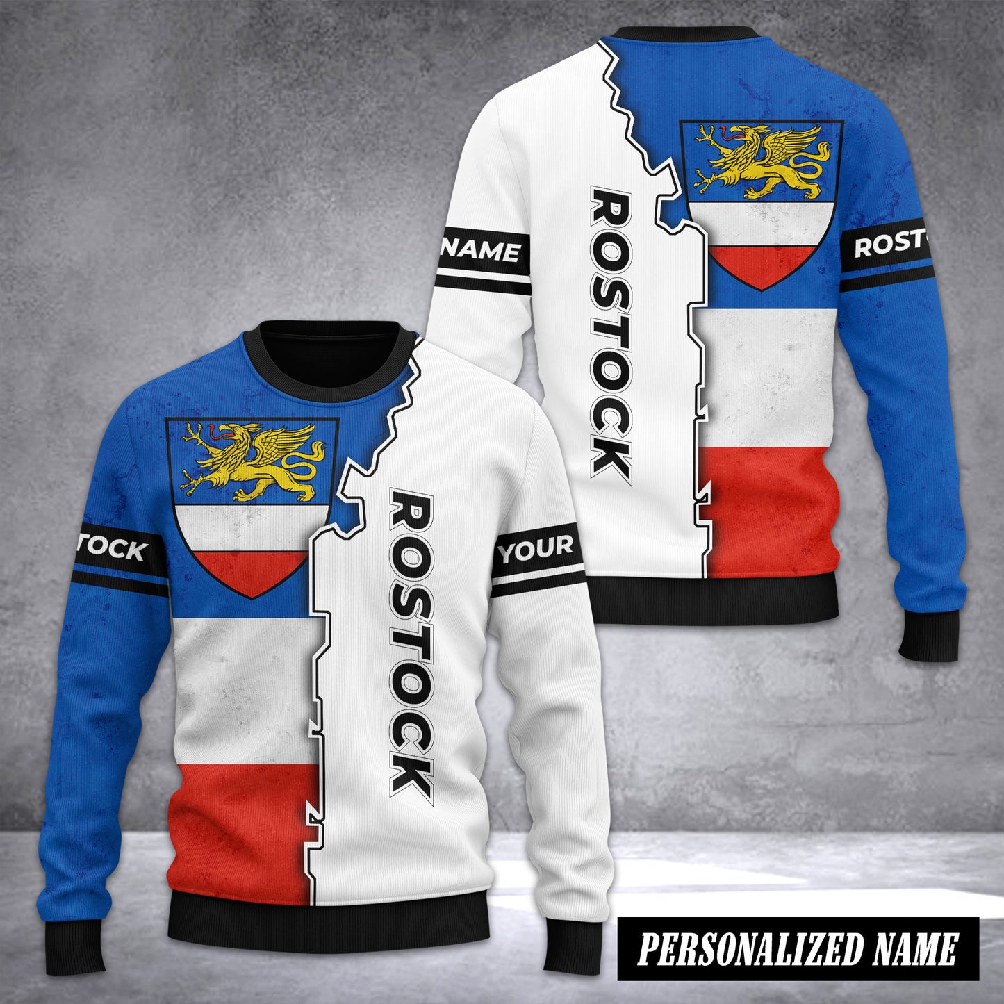 Rostock Ugly Sweater Customize 3d printed color