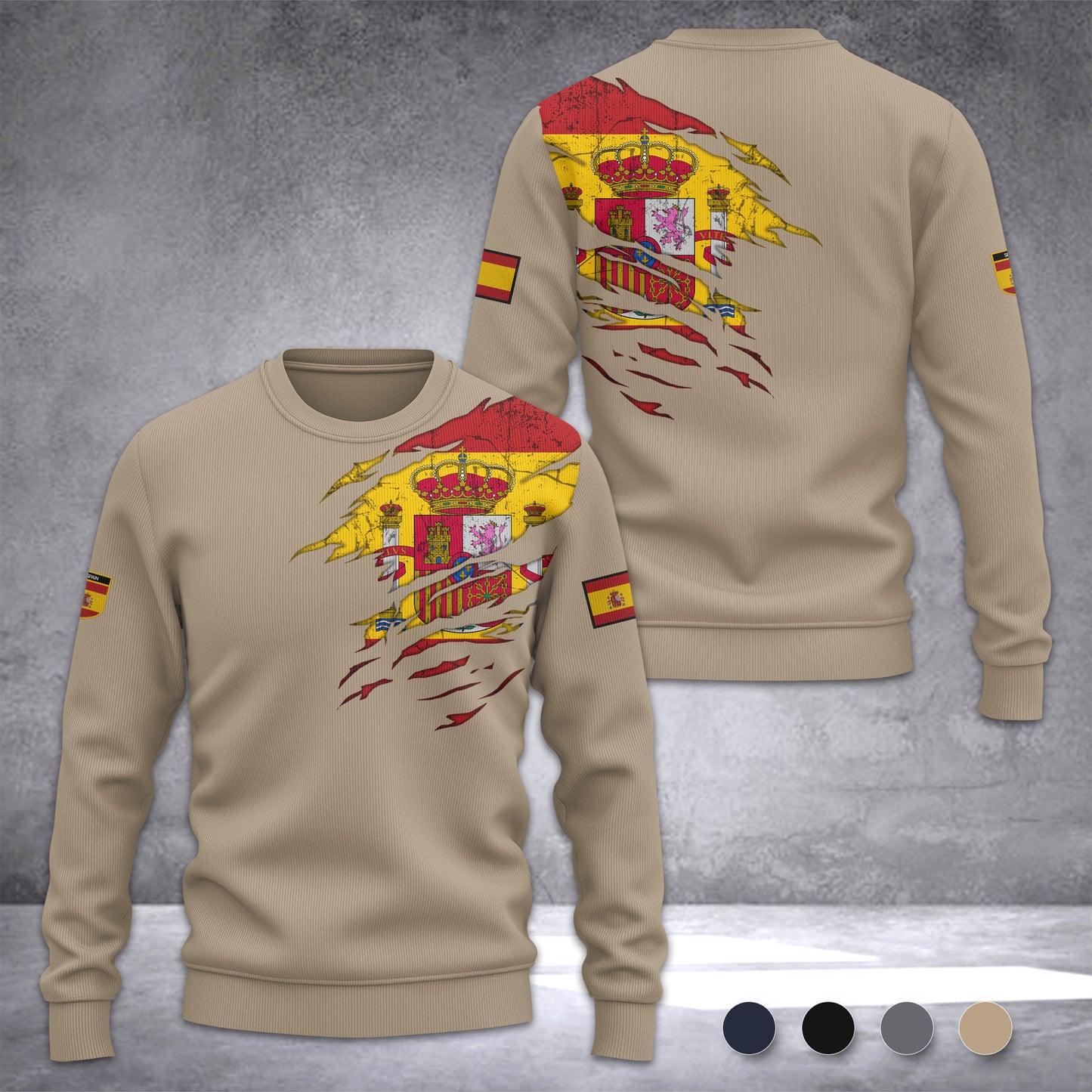 Spain Ugly Sweater Customize 3d printed 2