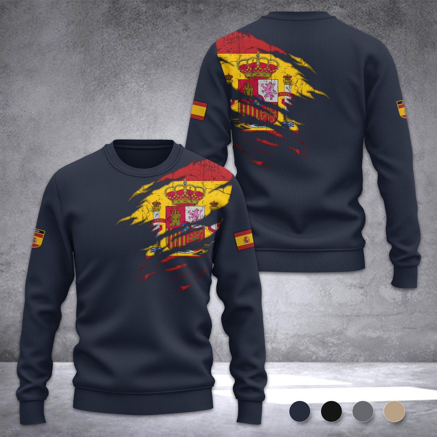 Spain Ugly Sweater Customize 3d printed 2