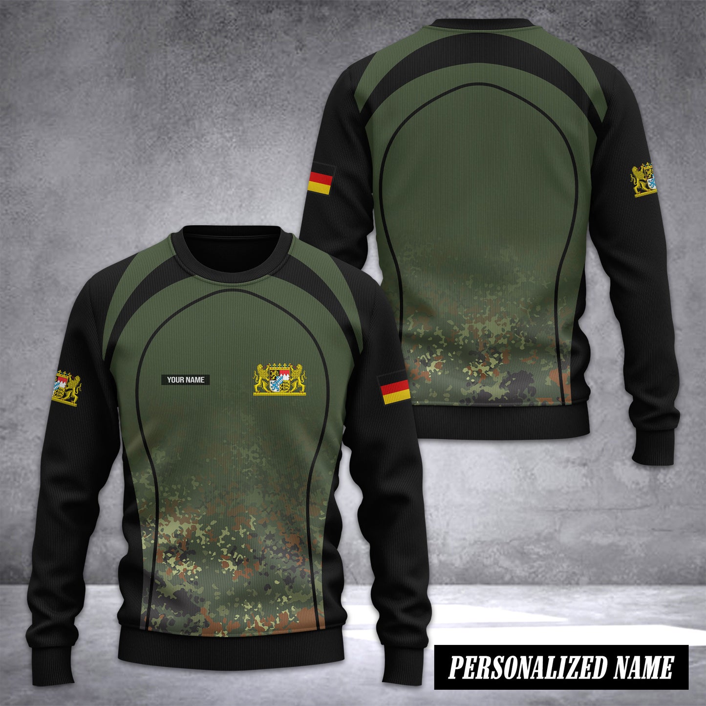 Bavaria Ugly Sweater Customize 3d printed color camouflag