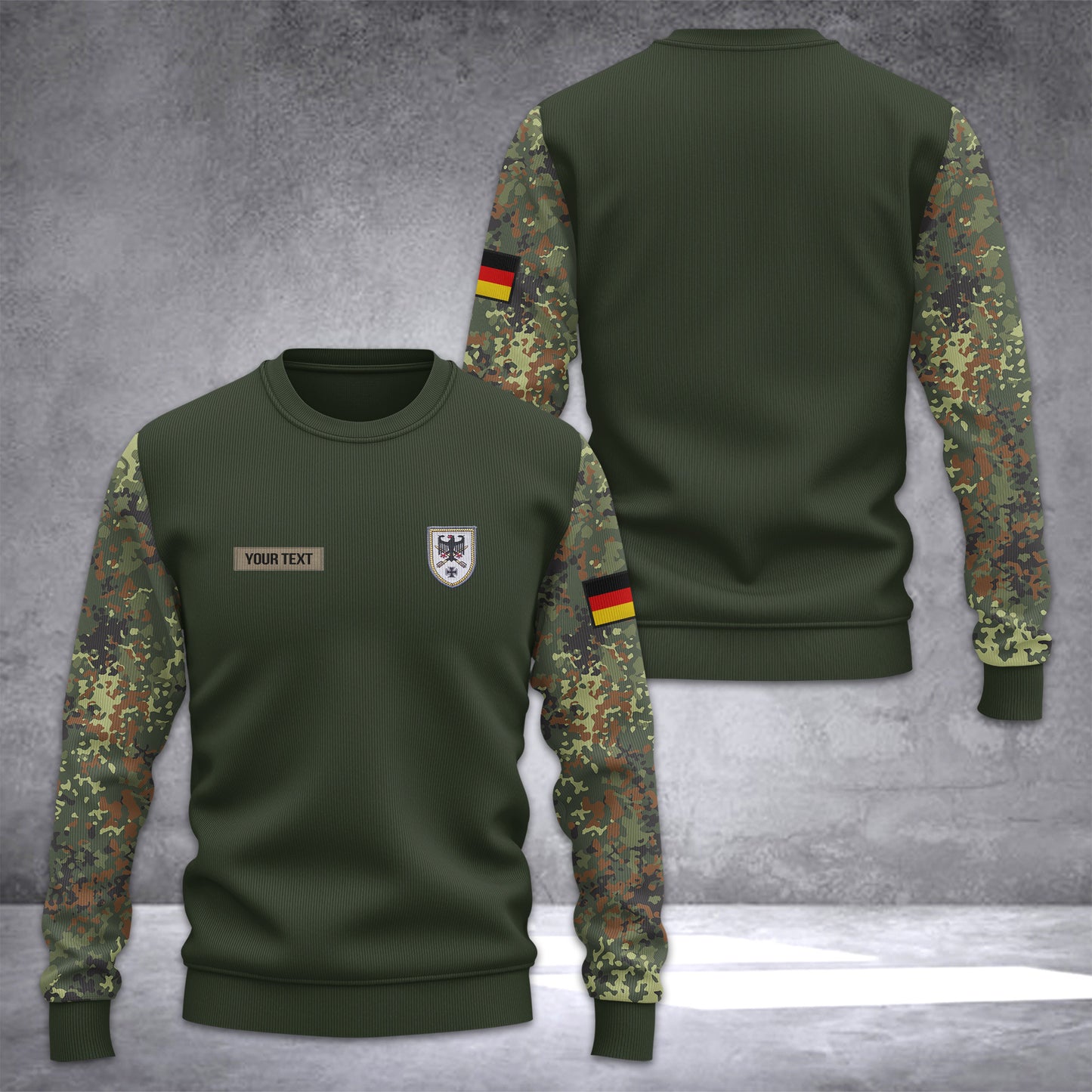 Germany Ugly Sweater Customize 3d printed color camouflag
