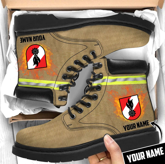 Austria Firefighter Custom Leather Boots for Men and Women 2