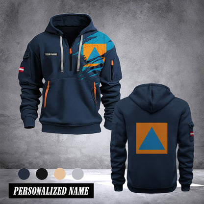 Zivilschutz Austria customize Hoodie Half Zipper DPE